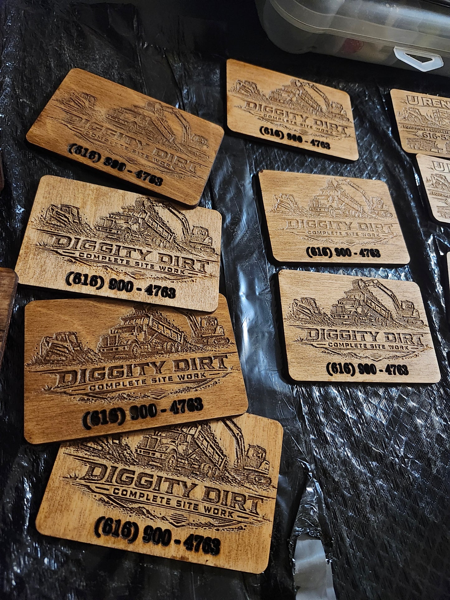 Custom Wooden Business Cards